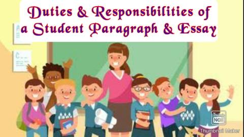duties of a student essay 150 words